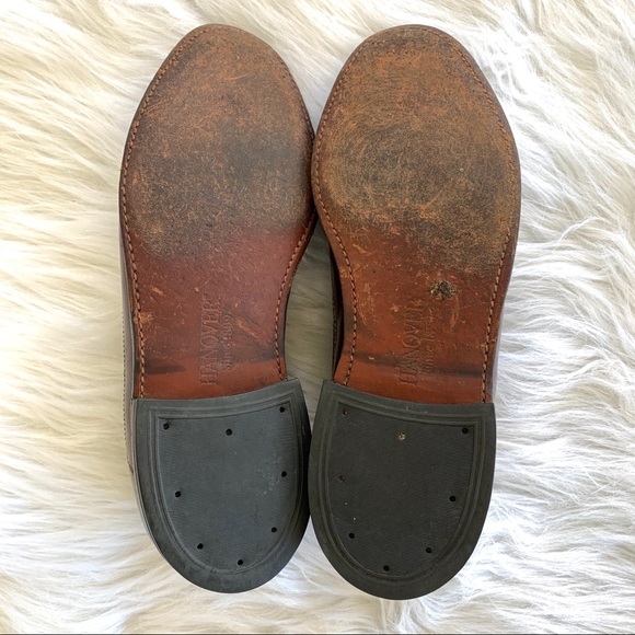 Hanover Shoes Hanover Brown Red Wingtip Oxford Dress